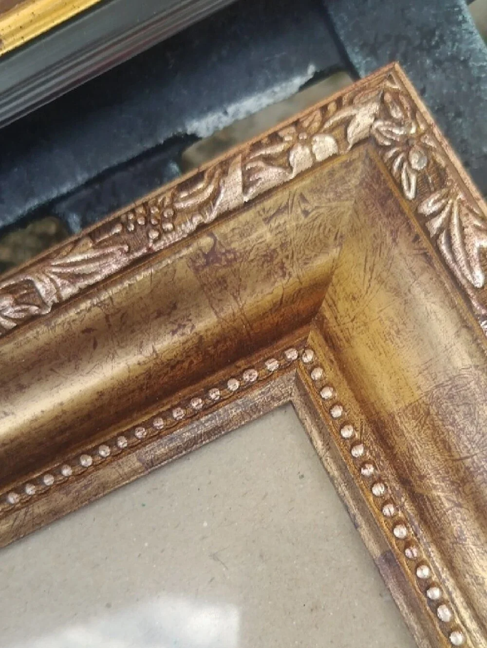 Vintage-Style Ornate Gold Picture Frame - Home Accents